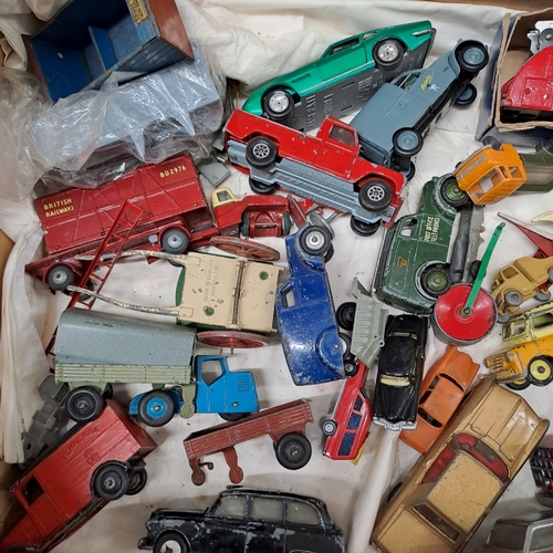 54 - CORGI AND DINKY TOYS SIMILAR PLAYWORN