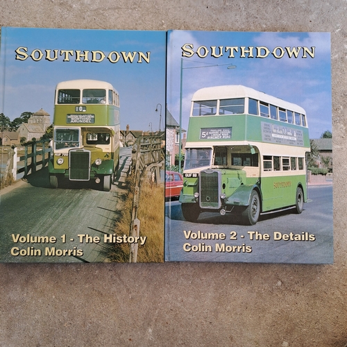 2 VOLUMES OF THE SOUTHDOWN BUS BOOKS