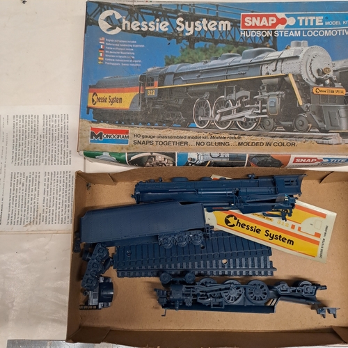 14 - MONOGRAM HUDSON STEAM LOCO KIT - STARTED