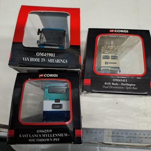 28 - 3 CORGI OOC ORIGINAL OMNIBUS BUS MODELS