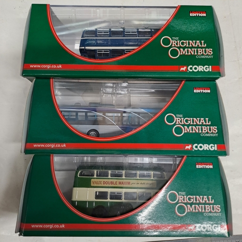 29 - 3 CORGI OOC ORIGINAL OMNIBUS BUS MODELS