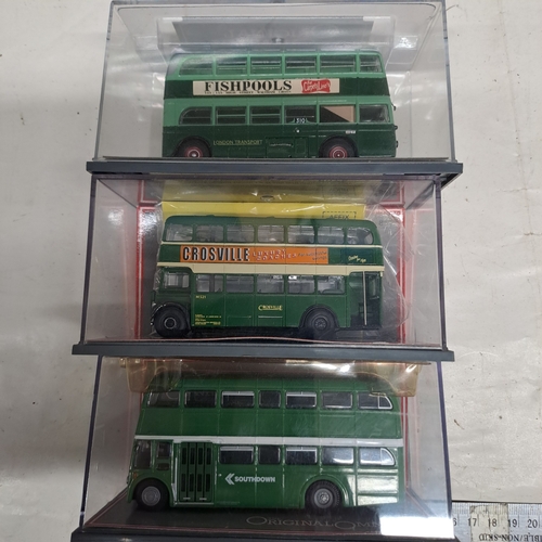 42 - 3 CORGI OOC ORIGINAL OMNIBUS BUS MODELS