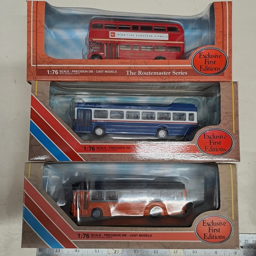 43 - 3 EFE EXCLUSIVE FIRST EDITION BUS MODELS