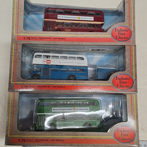 46 - 3 EFE EXCLUSIVE FIRST EDITION BUS MODELS