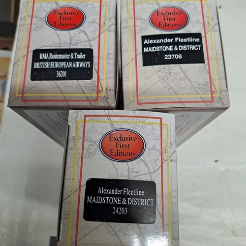 46 - 3 EFE EXCLUSIVE FIRST EDITION BUS MODELS