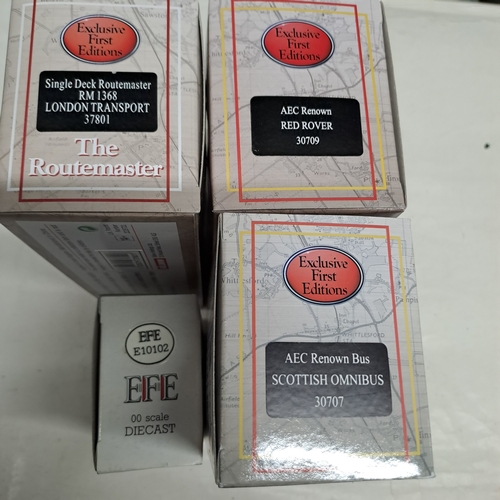 47 - 4 EFE EXCLUSIVE FIRST EDITION BUS MODELS