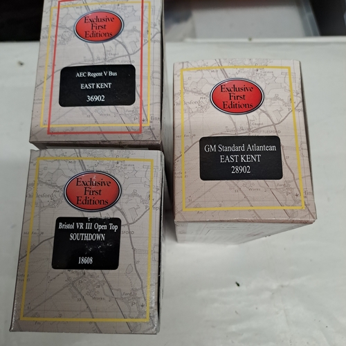 49 - 3 EFE EXCLUSIVE FIRST EDITION BUS MODELS