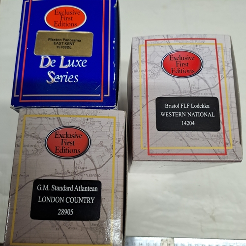 51 - 3 EFE EXCLUSIVE FIRST EDITION BUS MODELS