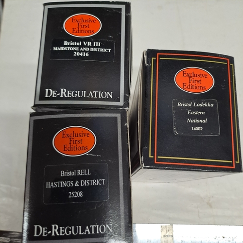 52 - 3 EFE EXCLUSIVE FIRST EDITION BUS MODELS