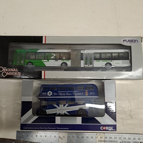 54 - CORGI OOC ORIGINAL OMNIBUS BUS MODEL FUSION BENDY BUS