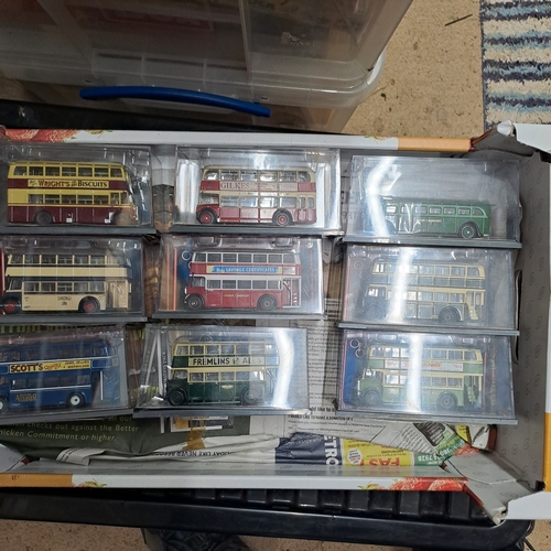 58 - 9 CORGI OOC ORIGINAL OMNIBUS BUS MODELS
