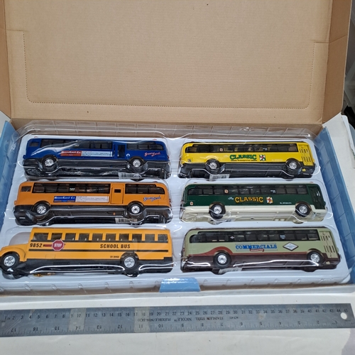 7 - TRADE BOX OF CLASSIC COACH PULL BACK MODELS