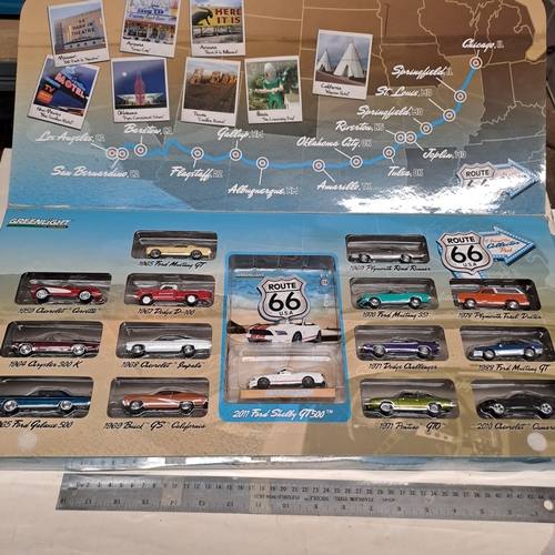 8 - GREENLIGHT ROUTE 66 GIFT SET OF AMERICAN CARS