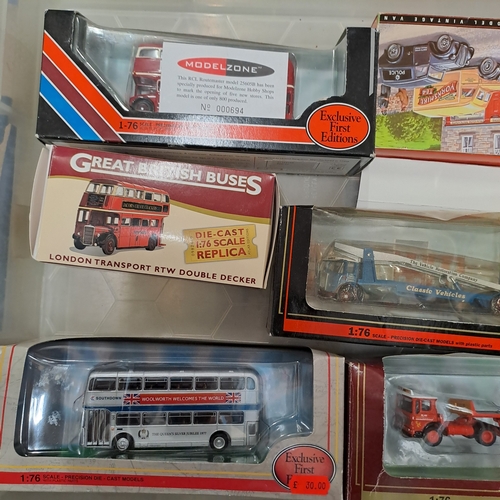 153 - EFE GREAT BRITISH BUSES 4 KIT BUILT BUSES AND SIMILAR BUS LOT