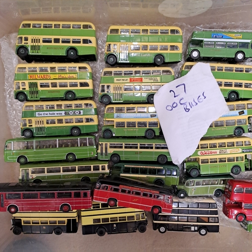 63 - COLLECTION OF 27 OOC BUSES TOGETHER WITH 24 ASSOCIATED BOXES