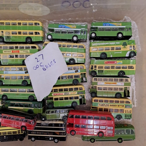 63 - COLLECTION OF 27 OOC BUSES TOGETHER WITH 24 ASSOCIATED BOXES