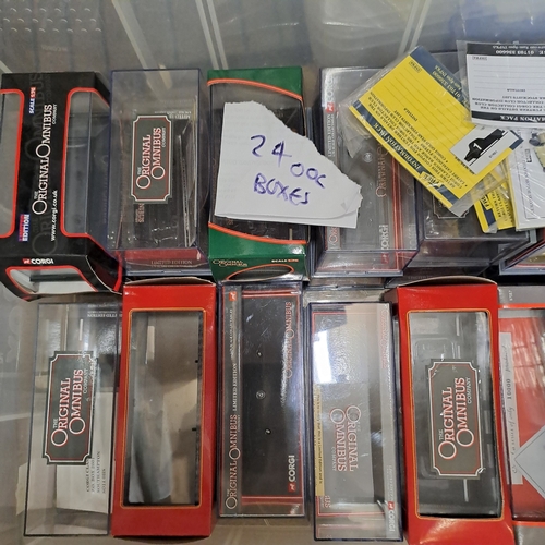 63 - COLLECTION OF 27 OOC BUSES TOGETHER WITH 24 ASSOCIATED BOXES