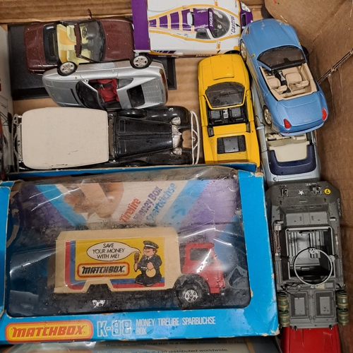 229 - TRAY OF VINTAGE DIECAST BURAGO CORGI MATCHBOX ROLLS ROYCE COLLECTION - INTERESTING LOT