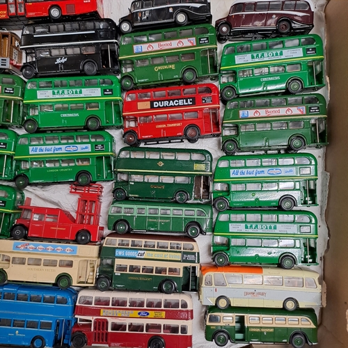 1 - TRAY OF UNBOXED BUS MODELS EFE OOC AND SIMILAR