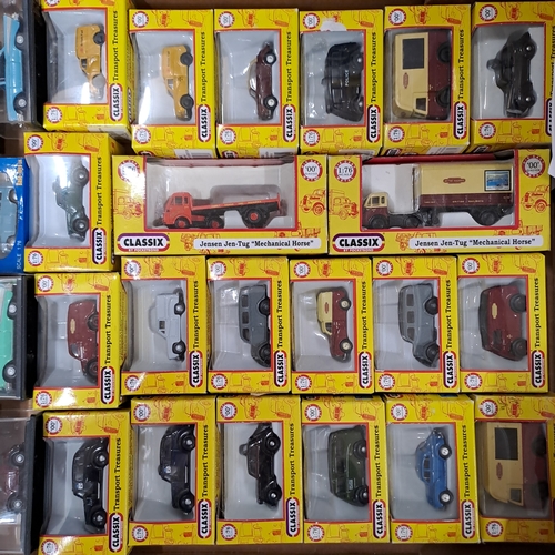12 - TRAY OF 41 BOXED HO SCALE MODELS BY CLASSIX AND HONGWELL / CARARAMA BASE TOYS OXFORD DIECAST