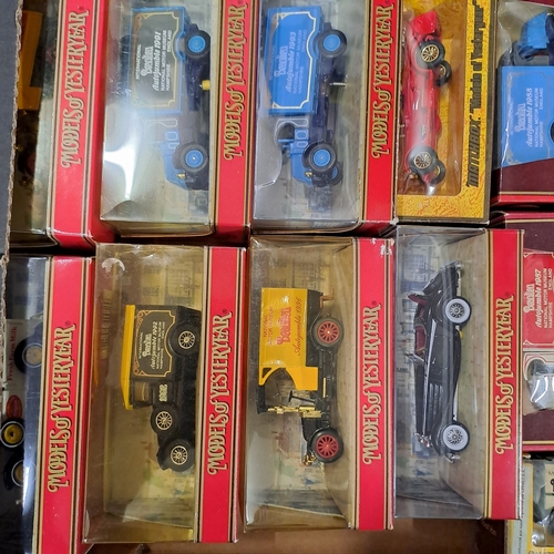16 - TRAY OF BOXED MATCHBOX MODELS OF YESTERYEAR