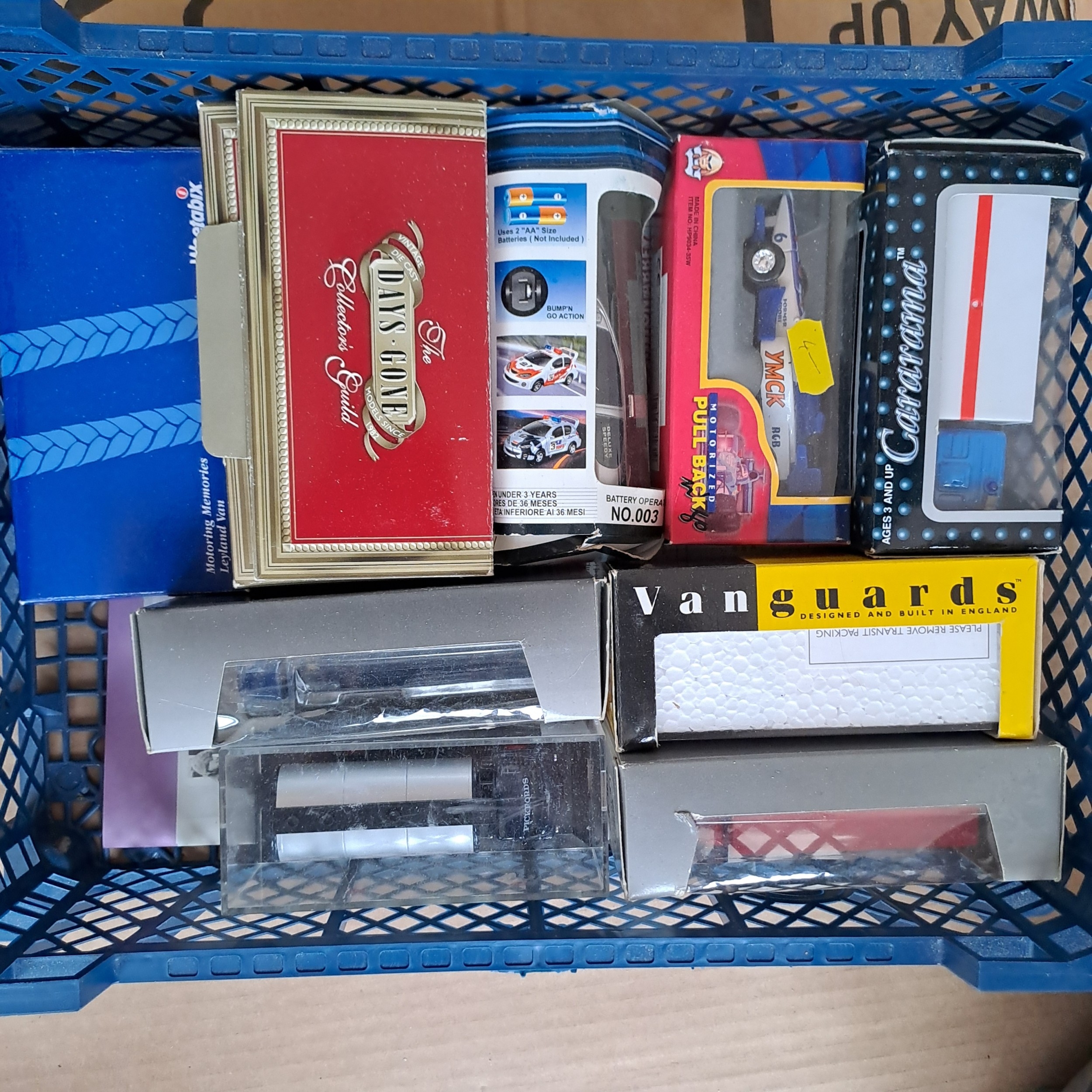 BOXED DIECAST VANGUARDS DAYS CARARAMA GONE ETC