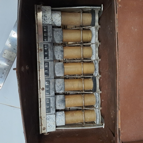 37 - BUS TICKET COLLECTORS COIN SEPERATOR CHANGE DISPENSER