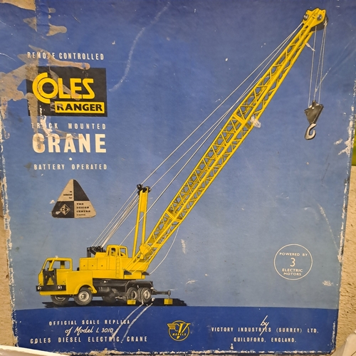 41 - VICTORY INDUSTRIES GUILDFORD VERY RARE COLES RANGER TRACK MOUNTED MOBILE CRANE - COMES WITH INSTRUCT... 