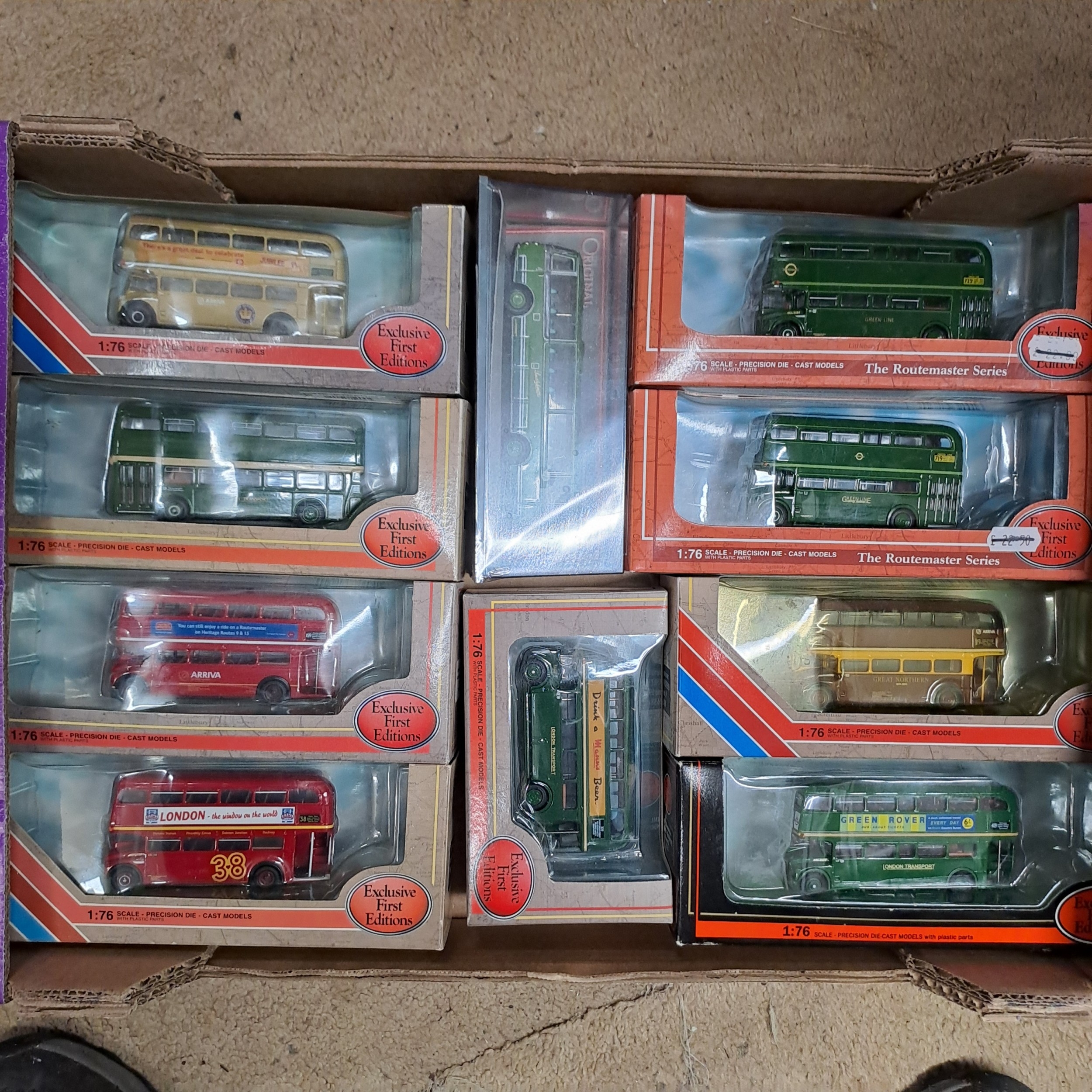 TRAY OF EFE EXCLUSIVE FIRST EDITION BUS MODELS