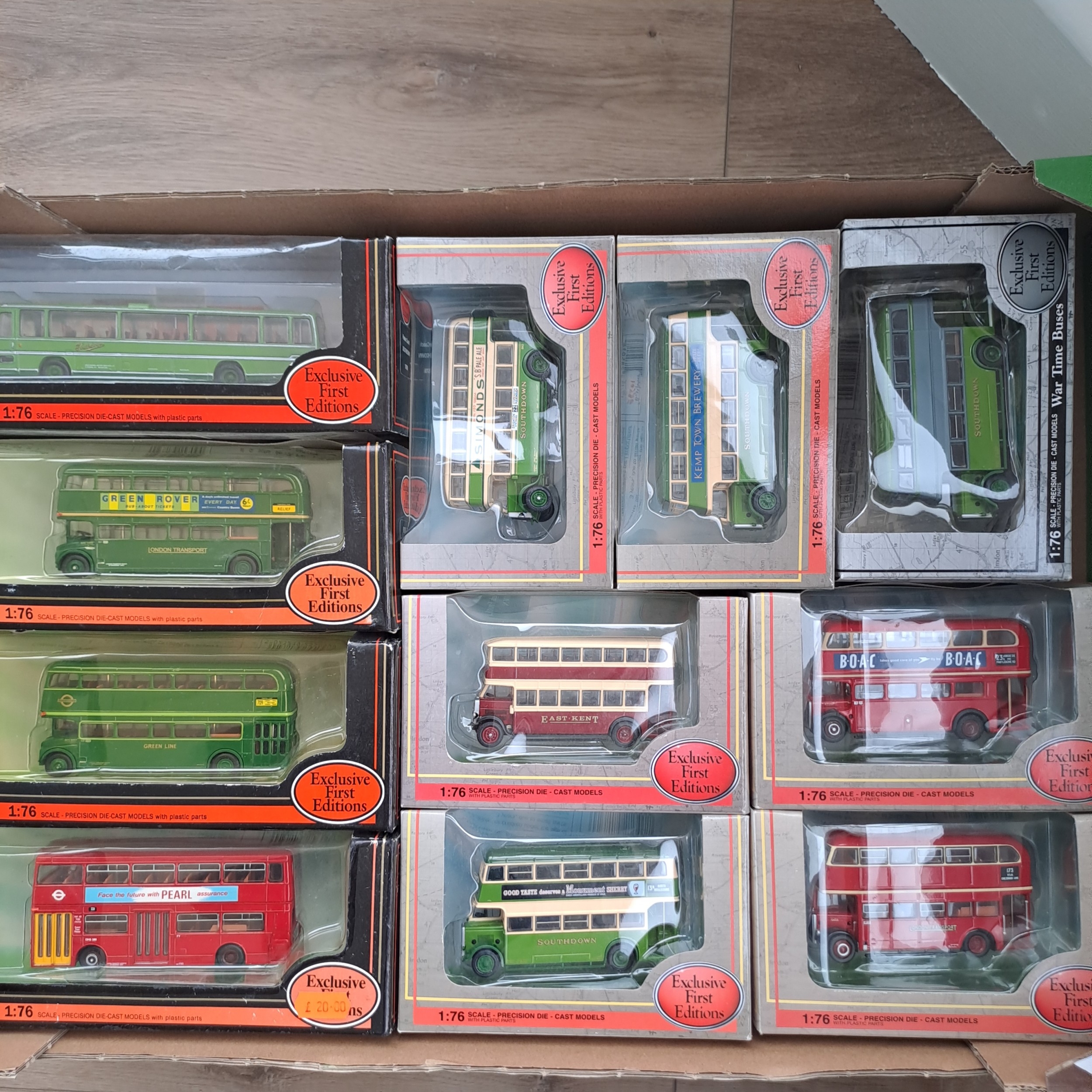 EFE EXCLUSIVE FIRST EDITION BUS MODELS x11