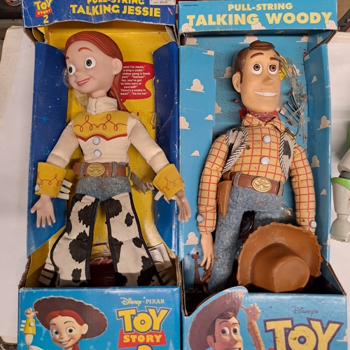 44 - DISNEY PIXAR / THINK WAY TOYS STORY / 22 TALKING JESSIE WOODY AND BUZZ LIGHT YEAR