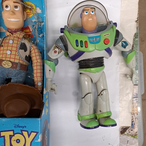 44 - DISNEY PIXAR / THINK WAY TOYS STORY / 22 TALKING JESSIE WOODY AND BUZZ LIGHT YEAR