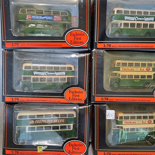 9 BOXED EFE EXCLUSIVE FIRST EDITION BUS MODELS