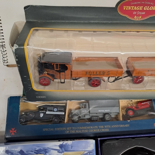 31 - MIXED LOT OF BOXED DIECAST CORGI AVIATION ARCHIVE VINTAGE GLORY OF STEAM OOC LLEDO GOODNIGHT SWEETHE... 