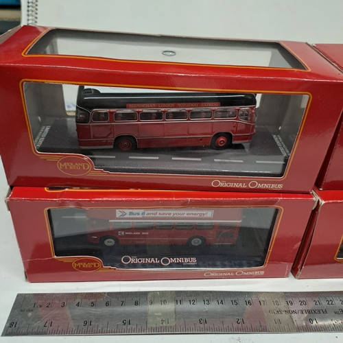48 - 4 x CORGI OOC MIDLAND RED BUS MODELS