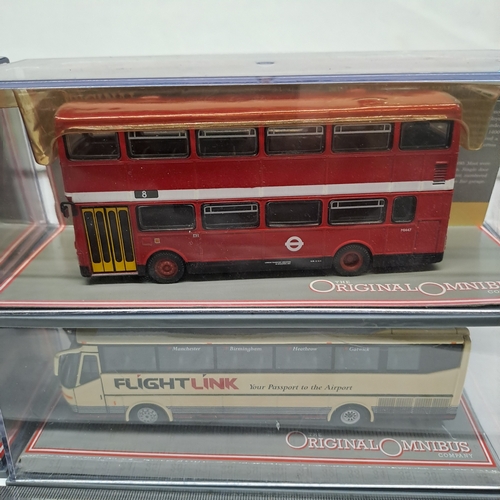 53 - 4 x CORGI OOC THE ORIGINAL OMNIBUS BUS MODELS