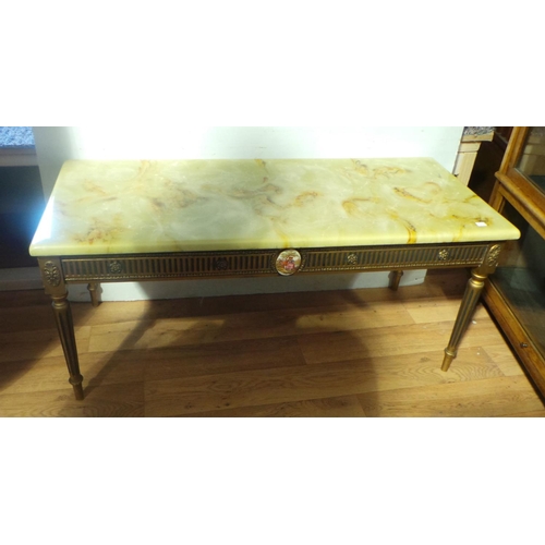 116 - Gilt Framed Coffee Table