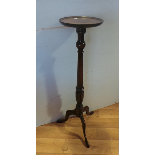 131 - Mahogany Plant Pedestal