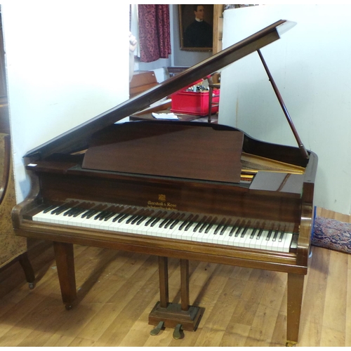 172 - Mahogany Baby Grand Piano, by Marshall and Rose