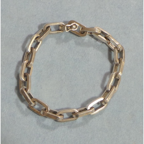 182 - Heavy Silver Cable Link Bracelet