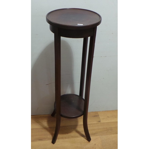 221 - Mahogany Plant Stand