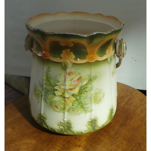 43 - Large Porcelain Bucket with Handle