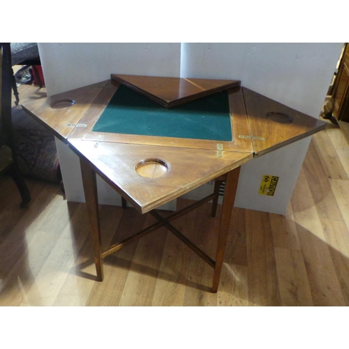 61 - Edwardian Envelope Card Table