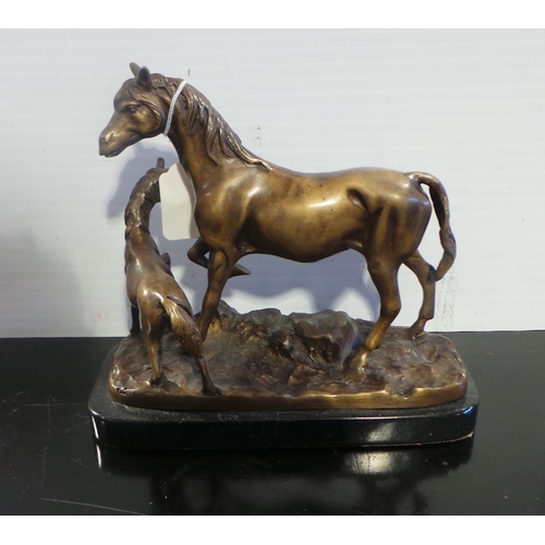 69 - Bronze Horse Figure