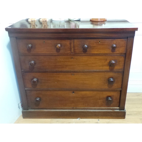 83 - Victorian 2 over 3 Chest of Drawers