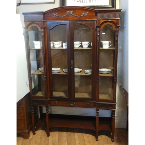 94 - Mahogany Display Cabinet