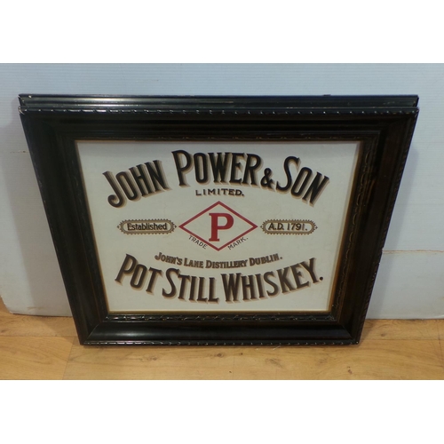 97 - John Power & Son Pot Still  Whiskey Sign