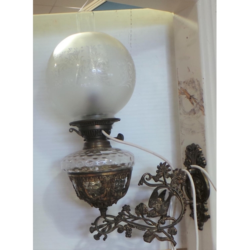 66 - Antique Wall Light (converted)