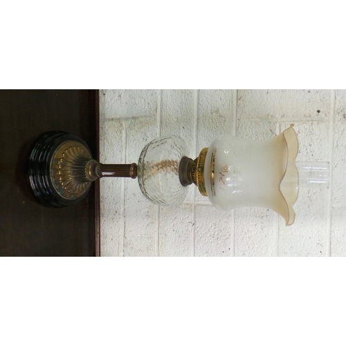 33 - Antique Table Oil Lamp