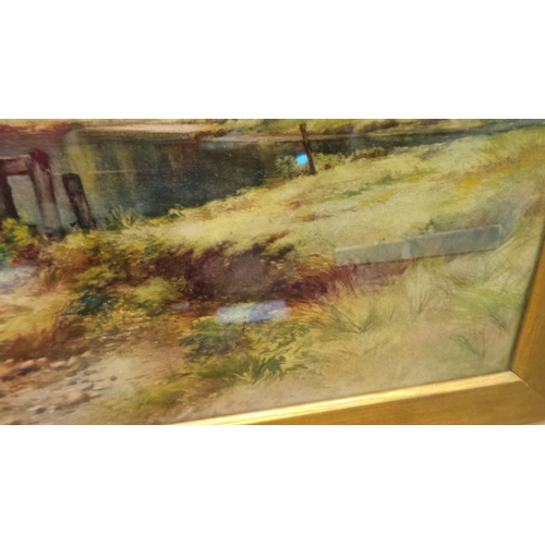 22 - Aurhur Elwell Moffatt 1860 - 1943 RA, RSA Glen Falloch' 1887 Watercolour, frame measurement 60cm hig... 